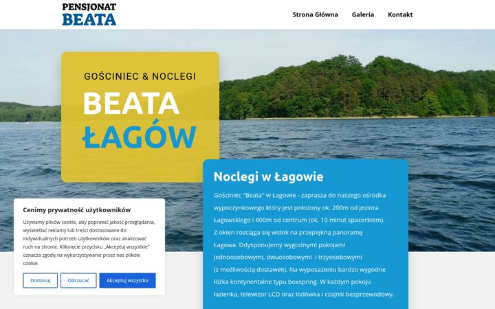 Screenshot of beata-pensjonat.pl