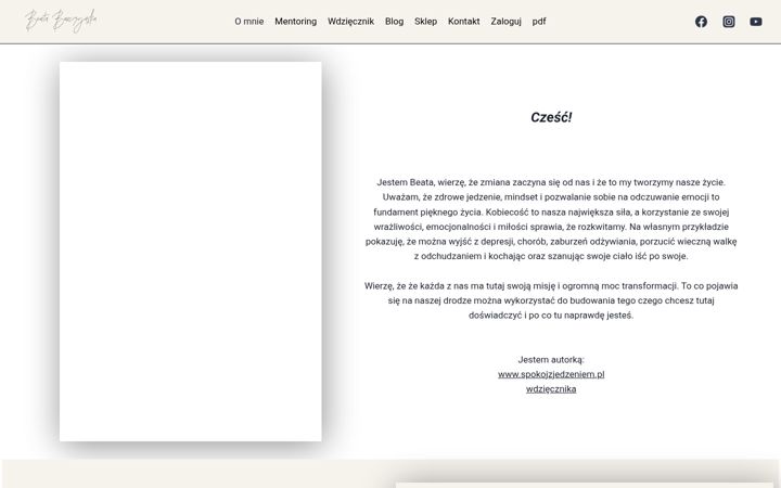 Screenshot of beatabarczynska.pl