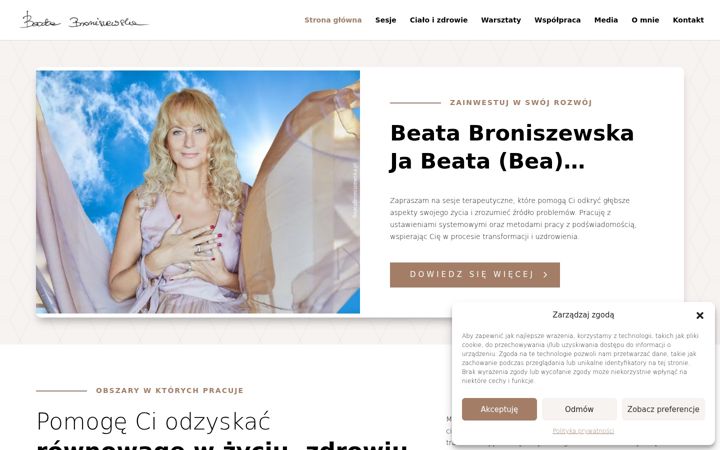 Screenshot του beatabroniszewska.pl