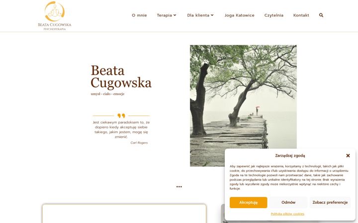 Screenshot of beatacugowska.com