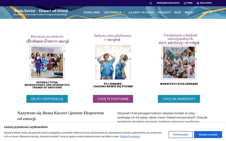 Screenshot of beatakaczor.pl