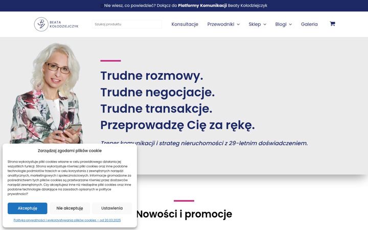 Screenshot του beatakolodziejczyk.pl