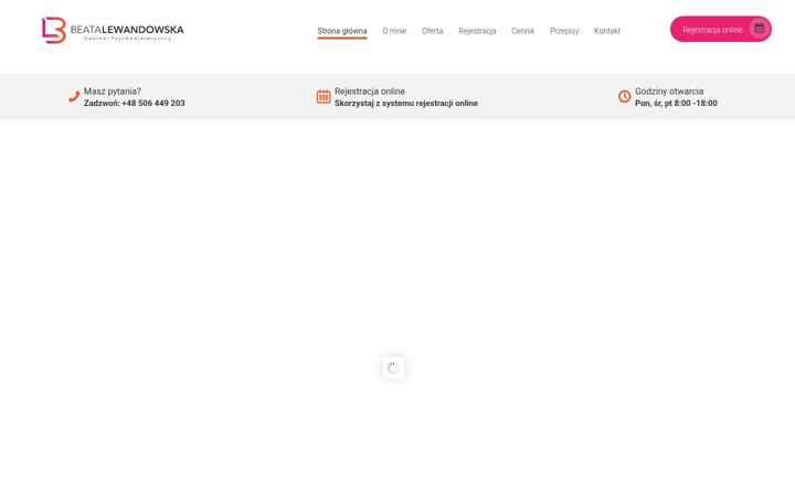 Screenshot του beatalewandowska-jg.pl