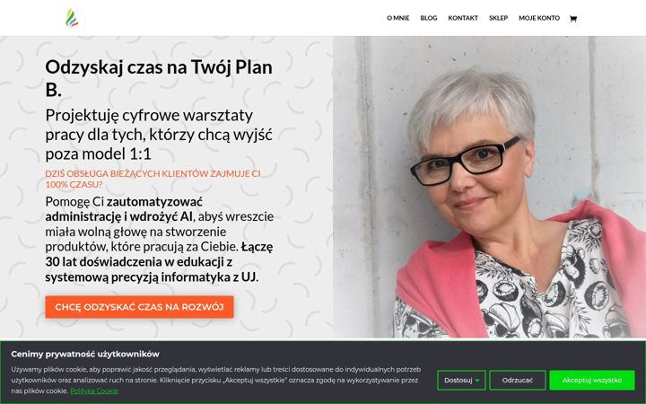 Screenshot of beatamichalska.pl