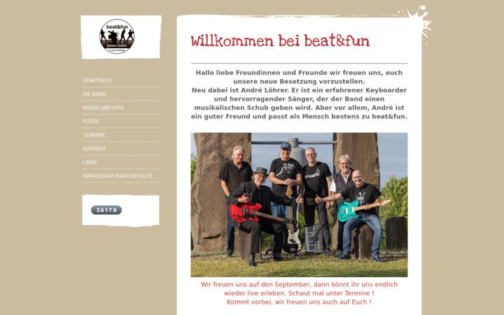 Screenshot of beatandfun.de