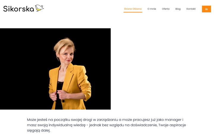 Screenshot of beatasikorska.pl