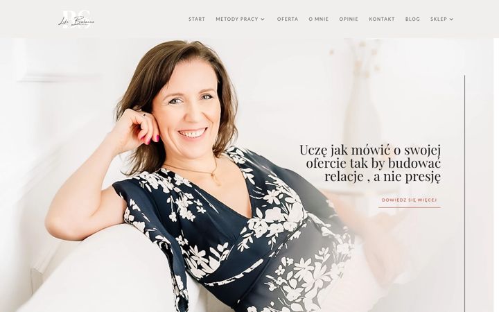 Screenshot of beataskoczelas.pl
