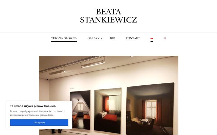 Ekraanipilt saidist beatastankiewicz.pl