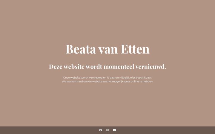 Screenshot of beatavanetten.nl