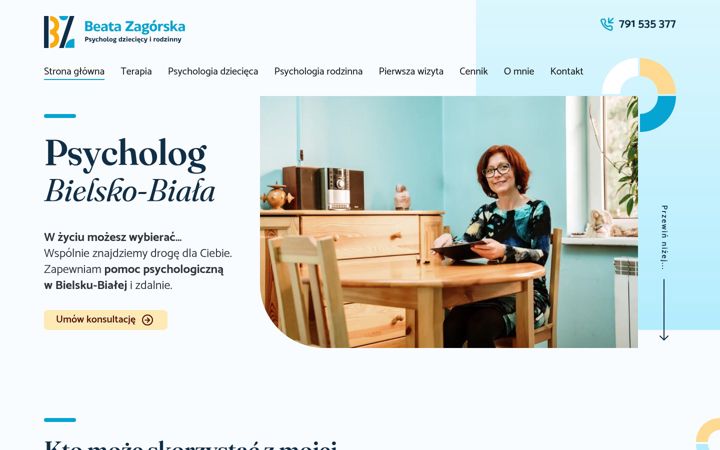 Screenshot of beatazagorska.pl