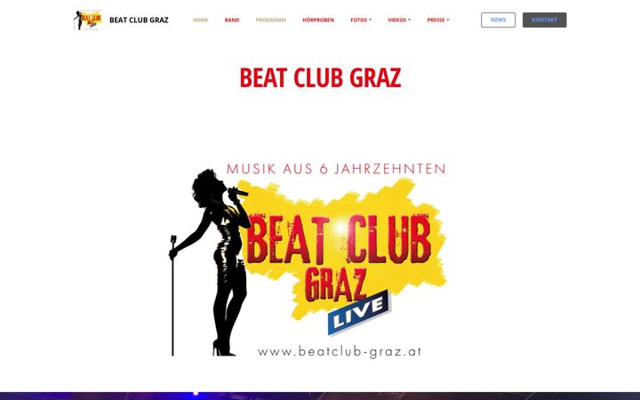 Screenshot of beatclub-graz.at