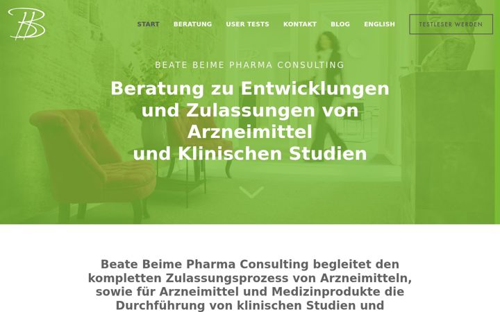 Screenshot of beate-beime.de