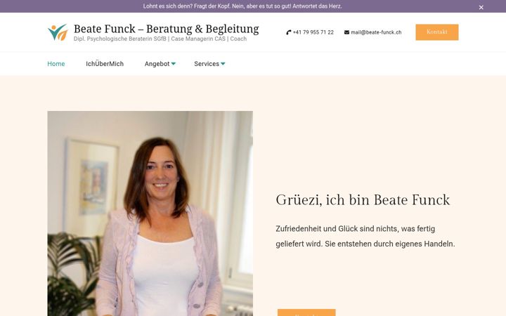 Skærmbillede af beate-funck.ch