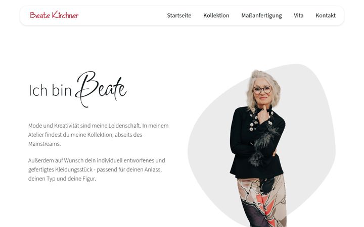 Screenshot stránky beate-kirchner.de