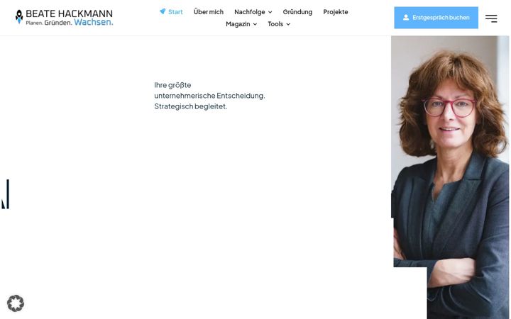 Screenshot of beatehackmann.com