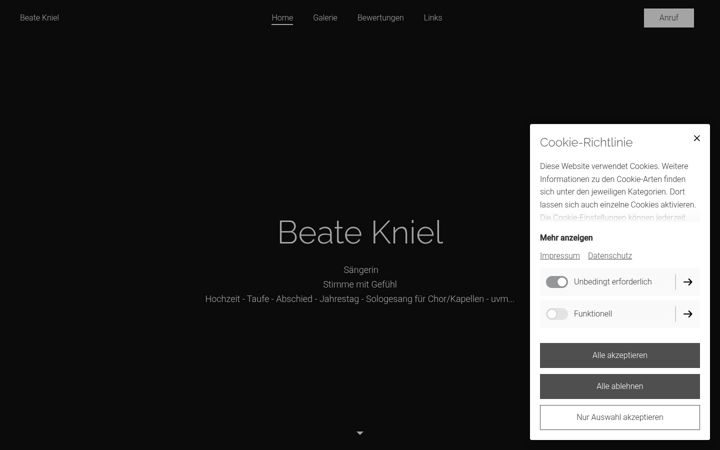 Screenshot of beateknielmusik.de