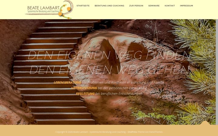 Screenshot of beatelambart.de