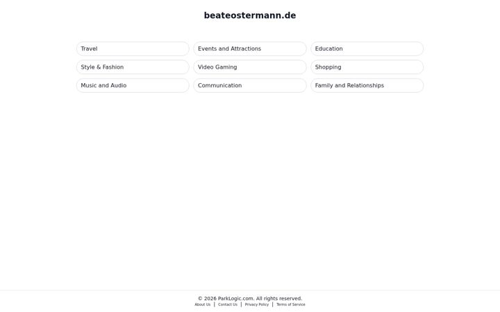 Screenshot of beateostermann.de