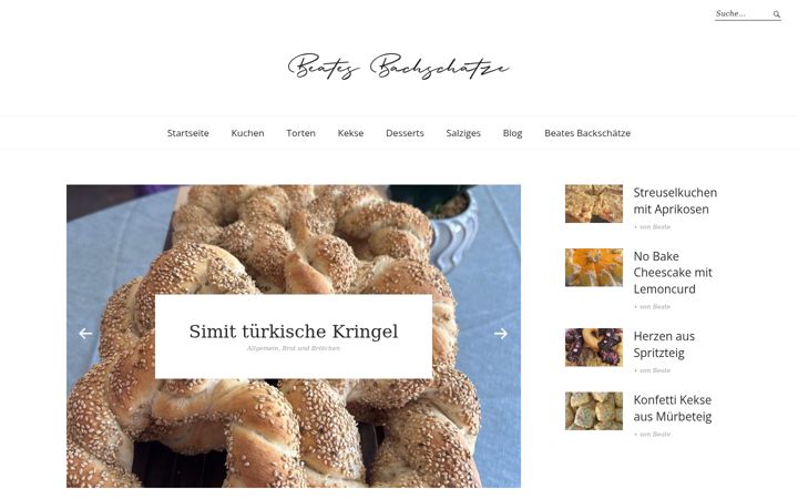 Screenshot of beates-backschaetze.de