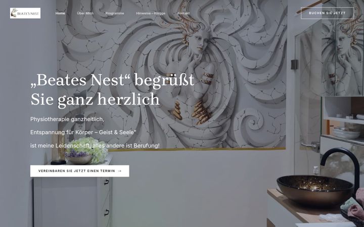 Screenshot of beatesnest.de