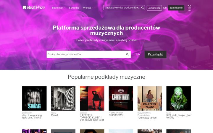 Screenshot of beathaze.com