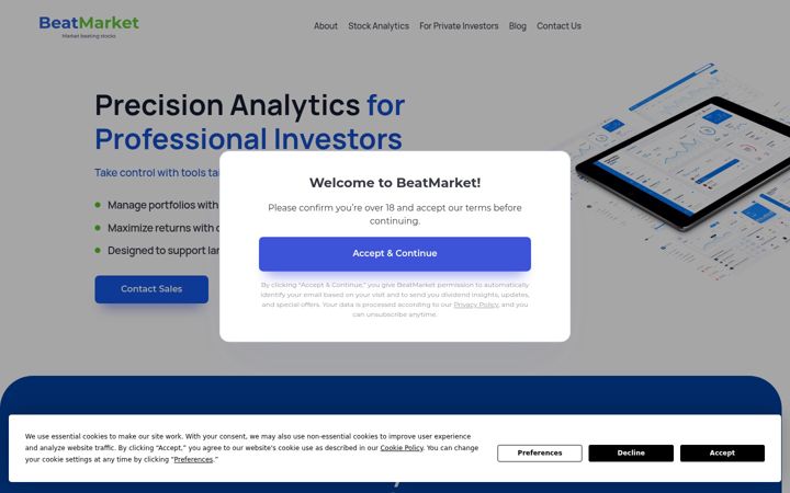 Screenshot of beatmarket.com