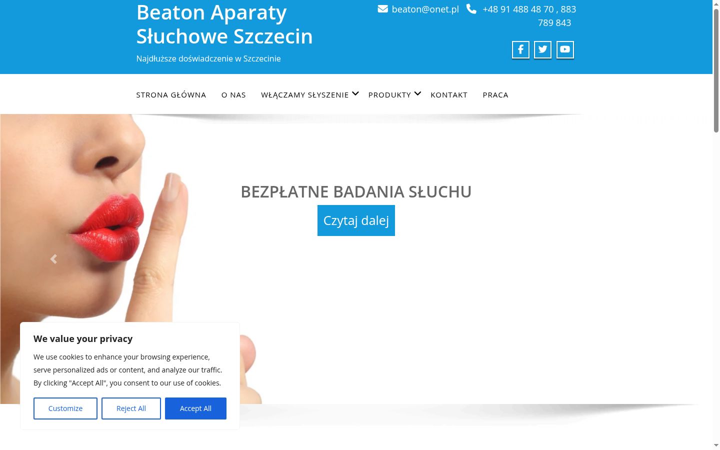 Captură de ecran a bannerului de consimțământ afișat înainte de orice interacțiune