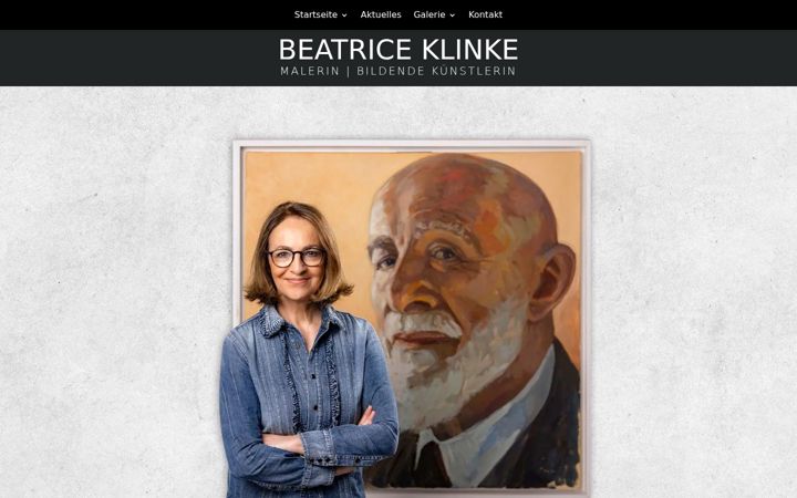 Screenshot of beatrice-klinke.com