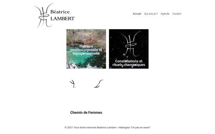 Screenshot of beatrice-lambert.fr