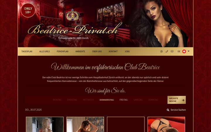 Screenshot of beatrice-privat.ch