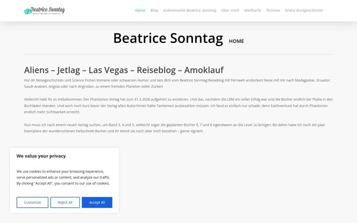 Screenshot of beatrice-sonntag.de