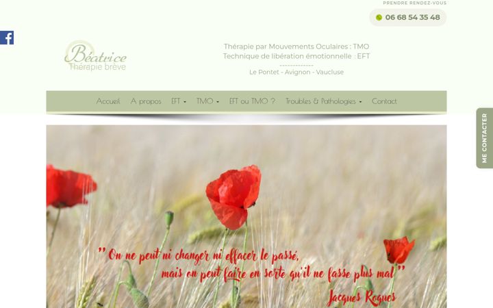 Screenshot of beatrice-therapiebreve.fr