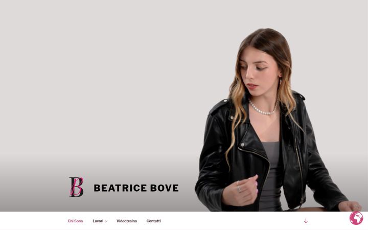 Screenshot stránky beatricebove.it