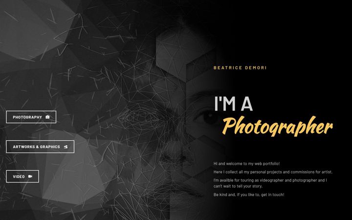 Screenshot of beatricedemori.com