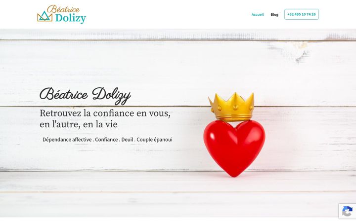 Screenshot of beatricedolizy.com