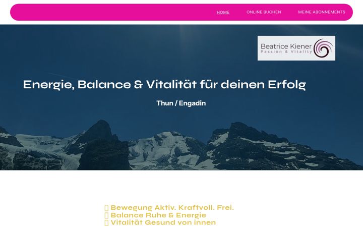 Captura de pantalla de beatricekiener.ch