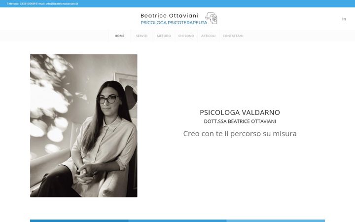 Screenshot of beatriceottaviani.it