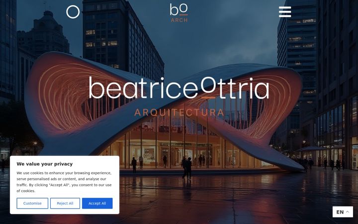 Screenshot of beatriceottria.com
