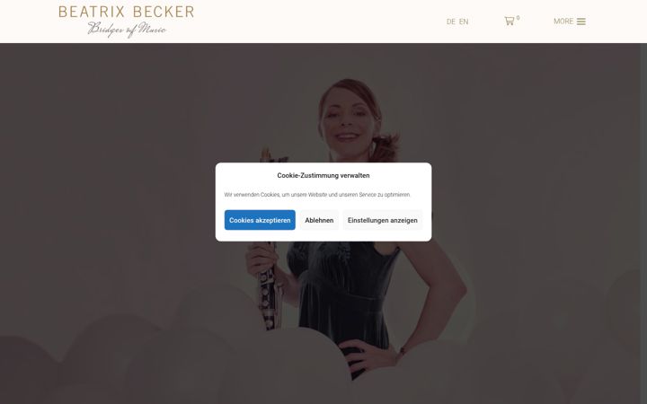 Screenshot van beatrix-becker.de