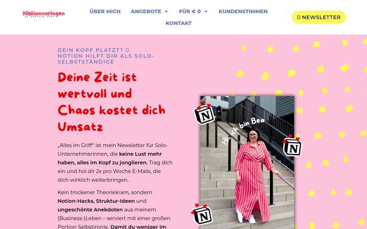 Screenshot of beatrixbeer.at