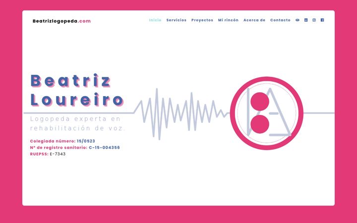 Screenshot of beatrizlogopeda.com