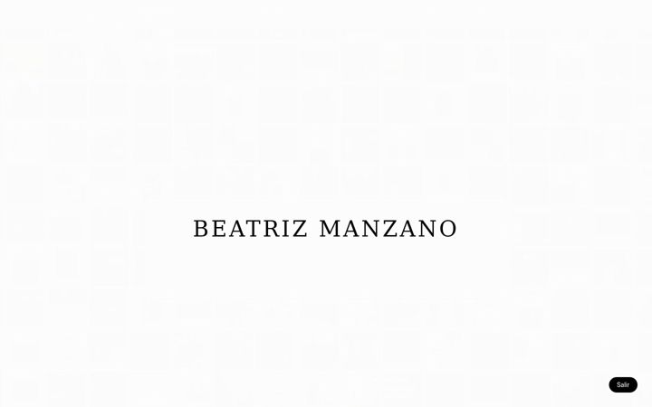 Screenshot of beatrizmanzano.com