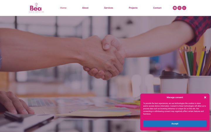 Screenshot of beatrizmkt.com
