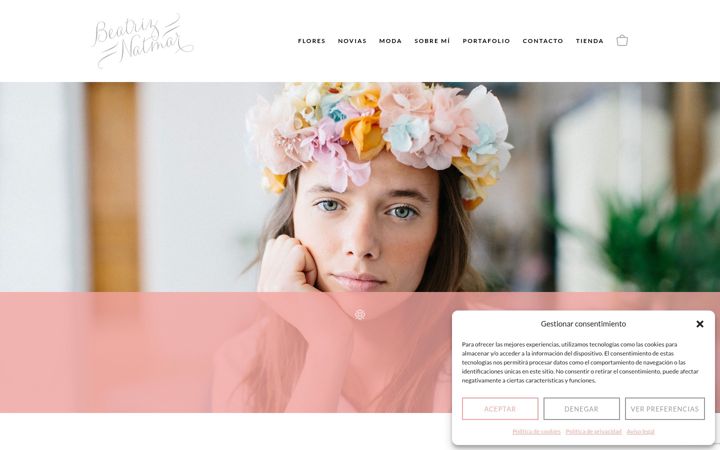 Screenshot of beatriznatmar.com