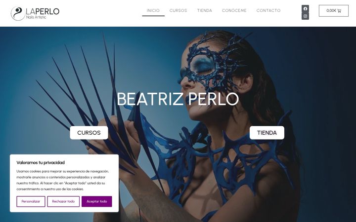 Screenshot of beatrizperlo.com