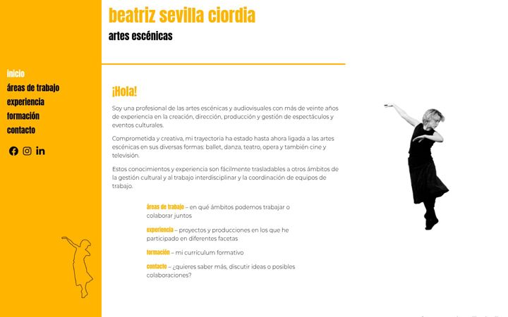 Screenshot of beatrizsc.net