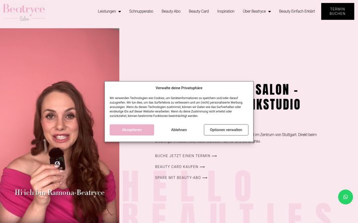Screenshot of beatryce-salon.de