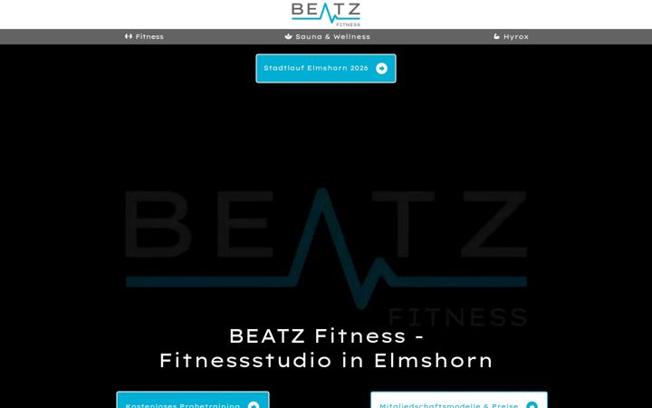 Screenshot of beatz-fitness.de