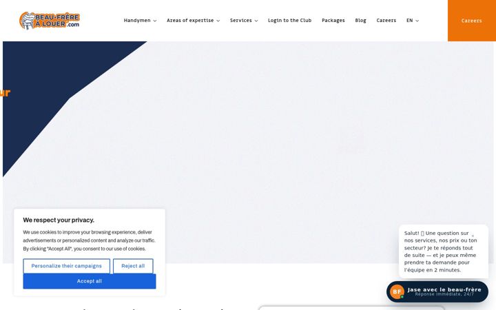 Screenshot of beau-frerealouer.com