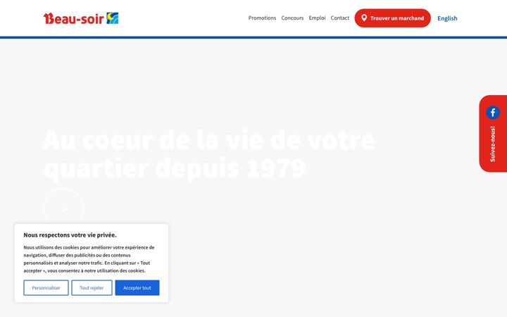 Screenshot of beau-soir.com
